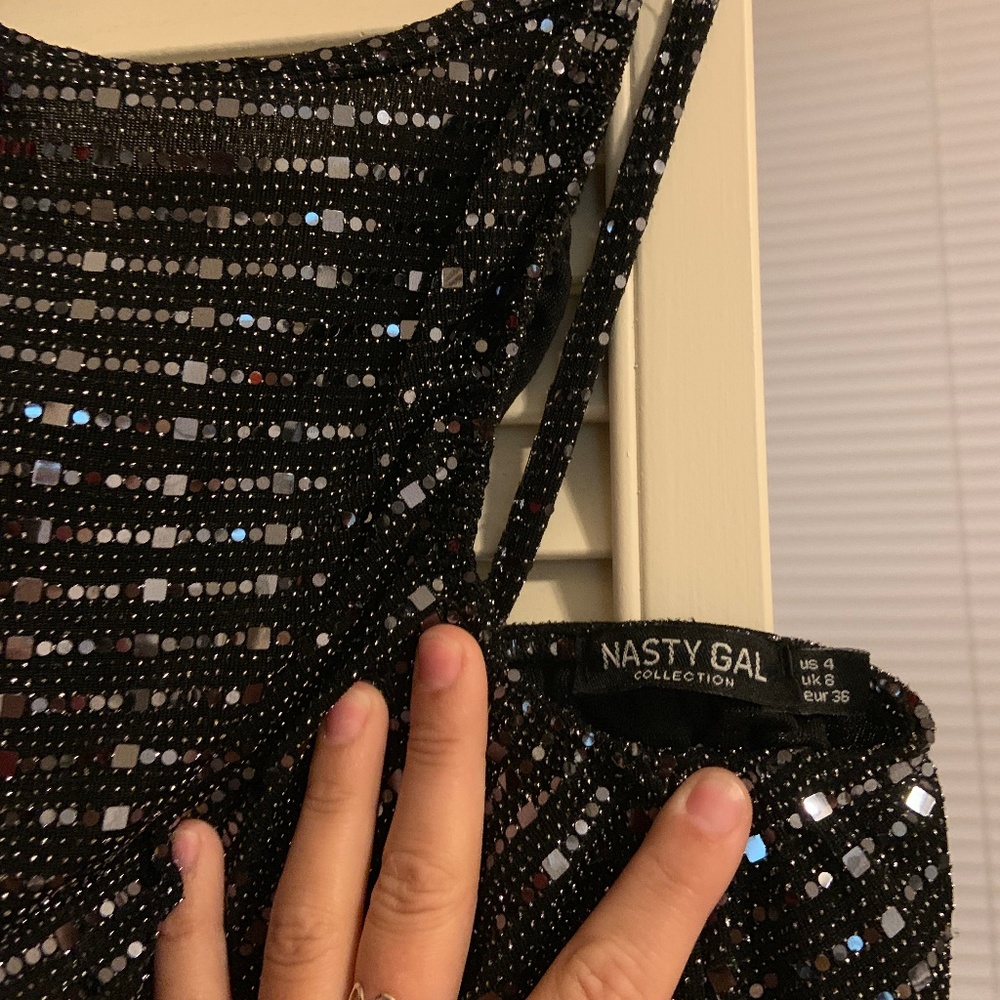 Nasty Gal Sparkly Leo - Like New